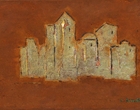Kleine Stadt - Mischtechnik