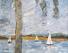 Landschaft - Acryl auf Leinwand