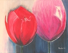 Harmonie in Rot - Acryl