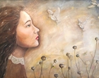 Paperdreams III - Öl, Mixed Media