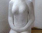 Meditation - Betonskulptur