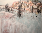 Torbole sul Garda - Acryl, Spachteltechnik